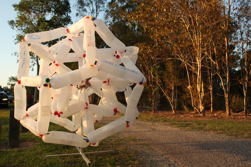 Interactive public artwork installed in Samford, detail