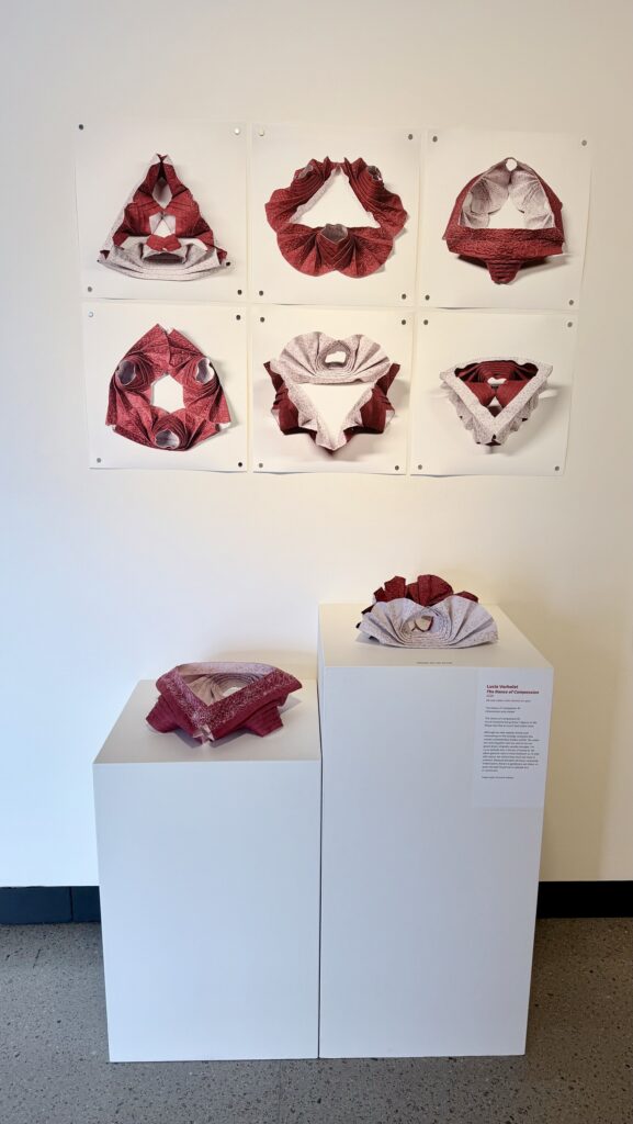 The Dance of Compassion, exhibition wall display