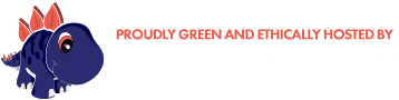 Proudly hosted green by Serversaurus
